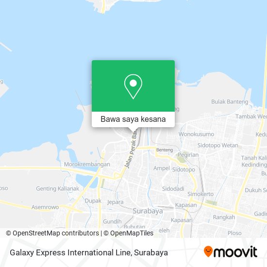 Peta Galaxy Express International Line