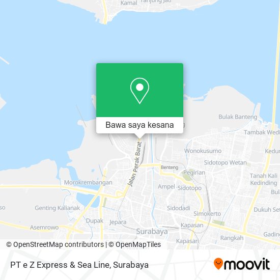Peta PT e Z Express & Sea Line
