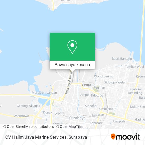 Peta CV Halim Jaya Marine Services