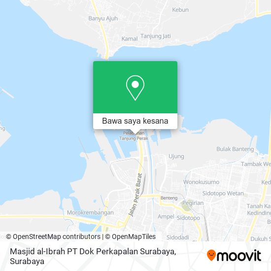 Peta Masjid al-Ibrah PT Dok Perkapalan Surabaya