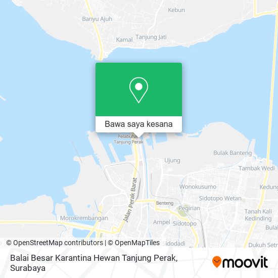 Peta Balai Besar Karantina Hewan Tanjung Perak