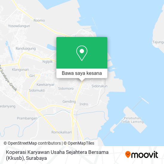 Peta Koperasi Karyawan Usaha Sejahtera Bersama (Kkusb)