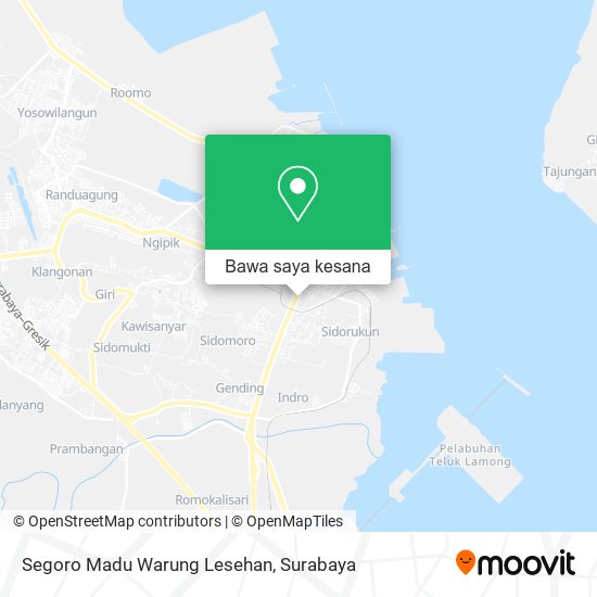 Peta Segoro Madu Warung Lesehan