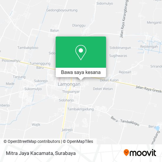 Peta Mitra Jaya Kacamata