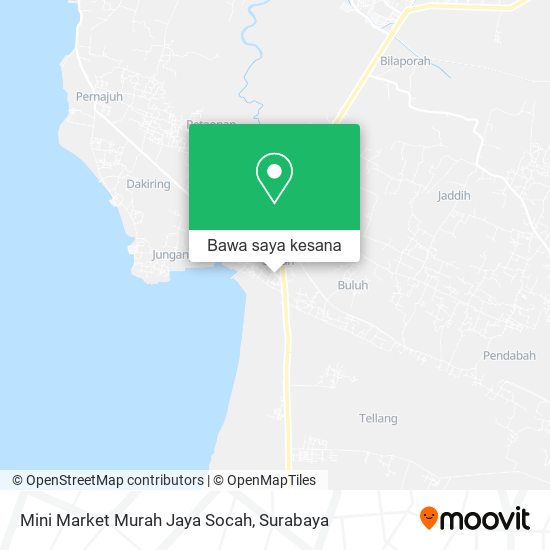 Peta Mini Market Murah Jaya Socah