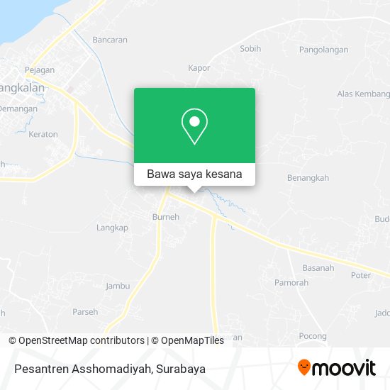Peta Pesantren Asshomadiyah