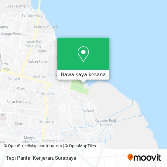 Peta Tepi Pantai Kenjeran