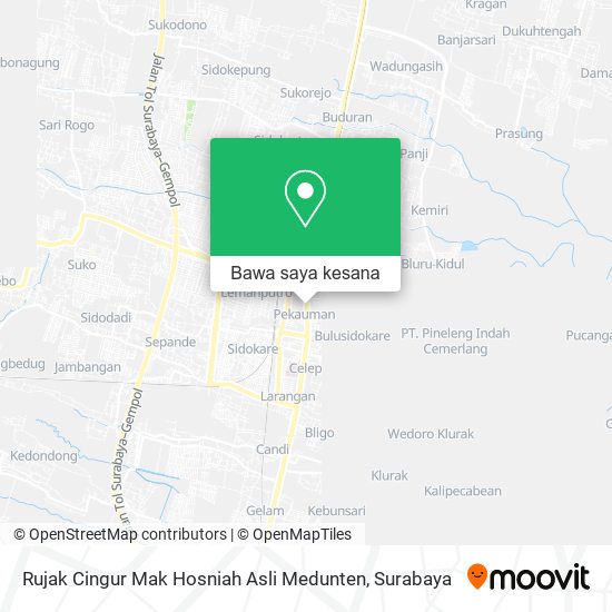 Peta Rujak Cingur Mak Hosniah Asli Medunten
