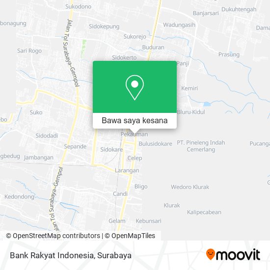 Peta Bank Rakyat Indonesia