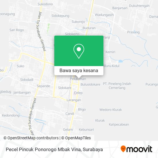 Peta Pecel Pincuk Ponorogo Mbak Vina
