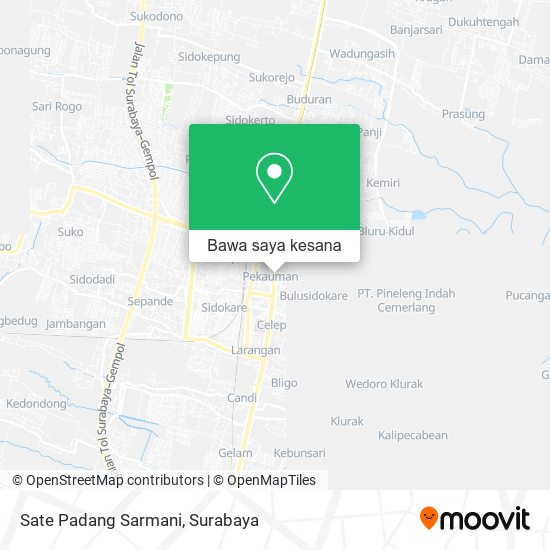 Peta Sate Padang Sarmani