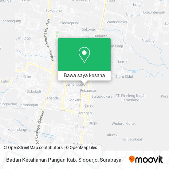 Peta Badan Ketahanan Pangan Kab. Sidoarjo