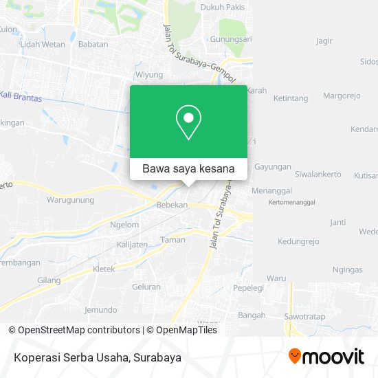 Peta Koperasi Serba Usaha