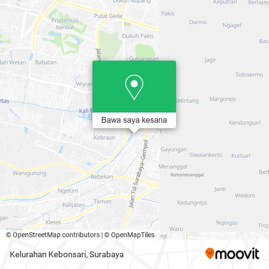 Peta Kelurahan Kebonsari