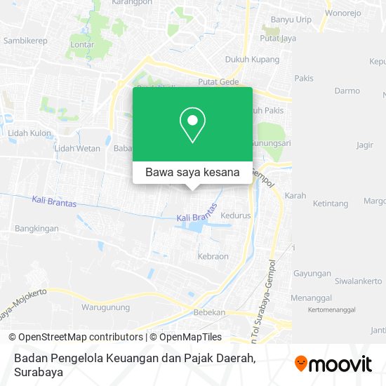 Peta Badan Pengelola Keuangan dan Pajak Daerah