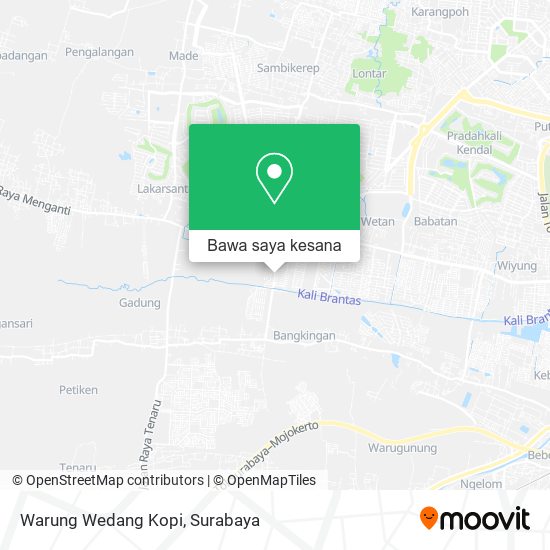 Peta Warung Wedang Kopi