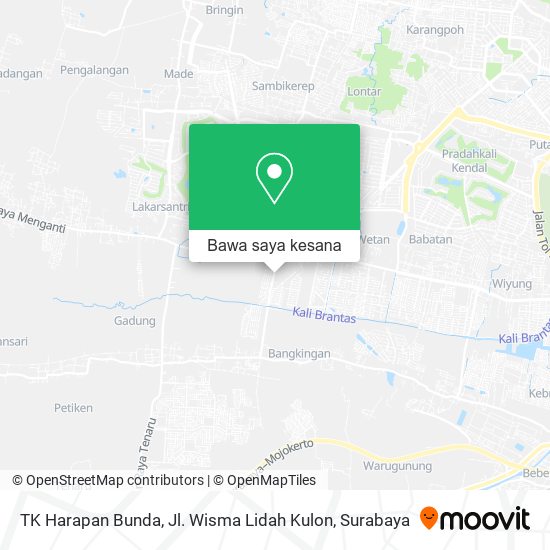 Peta TK Harapan Bunda, Jl. Wisma Lidah Kulon