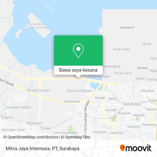 Peta Mitra Jaya Internusa. PT