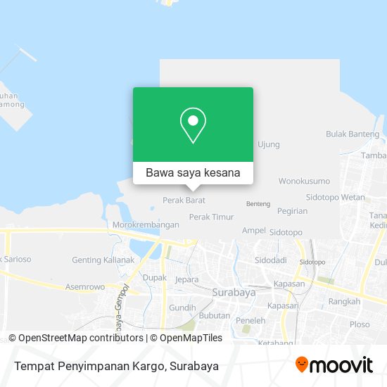 Peta Tempat Penyimpanan Kargo