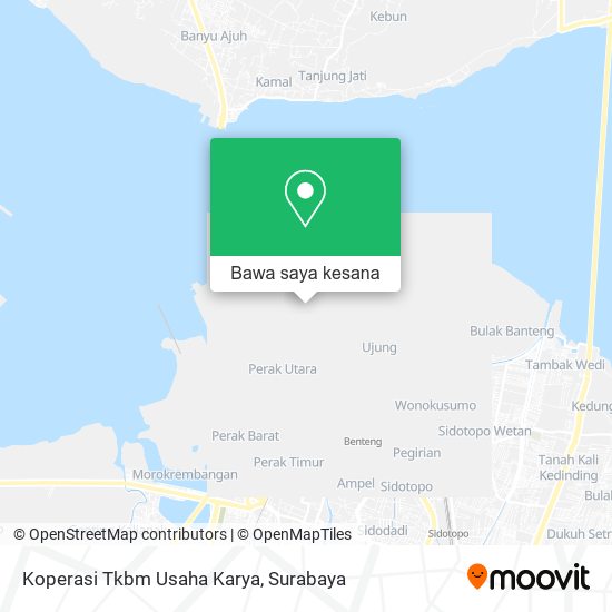 Peta Koperasi Tkbm Usaha Karya