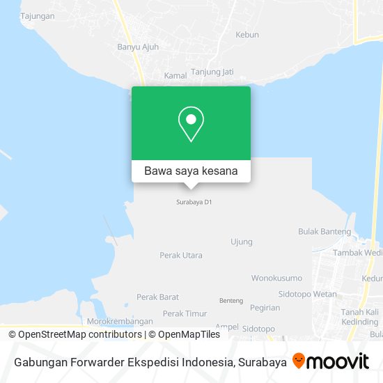 Peta Gabungan Forwarder Ekspedisi Indonesia