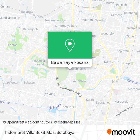 Peta Indomaret Villa Bukit Mas