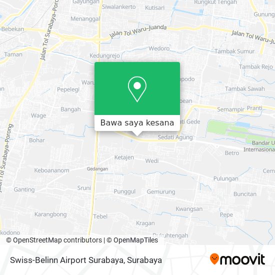Peta Swiss-Belinn Airport Surabaya
