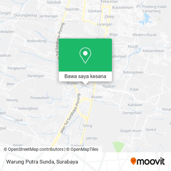 Peta Warung Putra Sunda