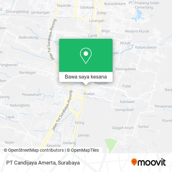 Peta PT Candijaya Amerta