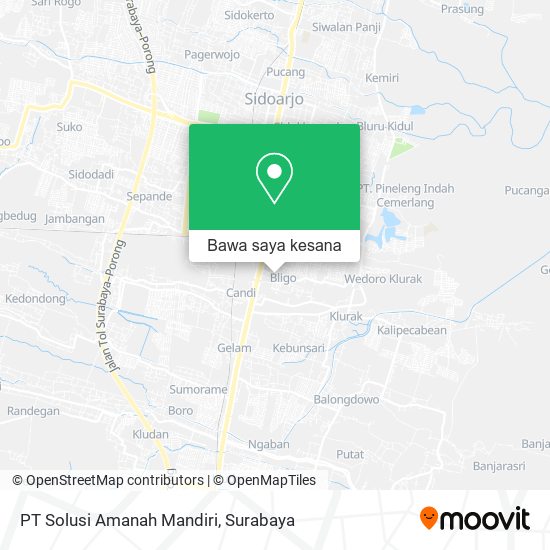 Peta PT Solusi Amanah Mandiri