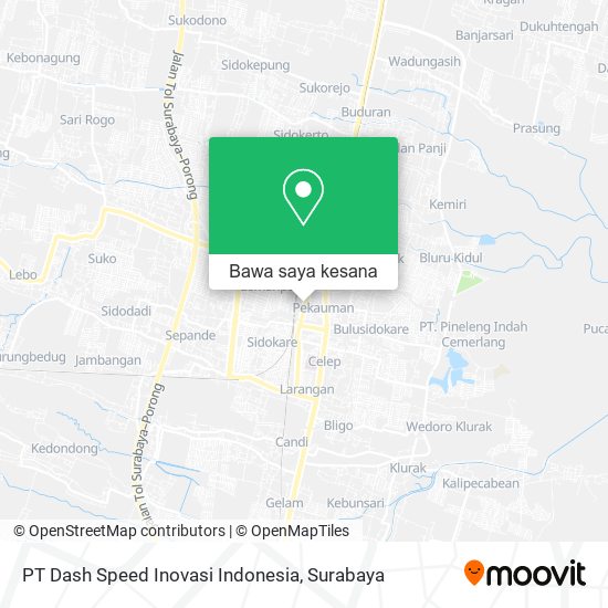 Peta PT Dash Speed Inovasi Indonesia