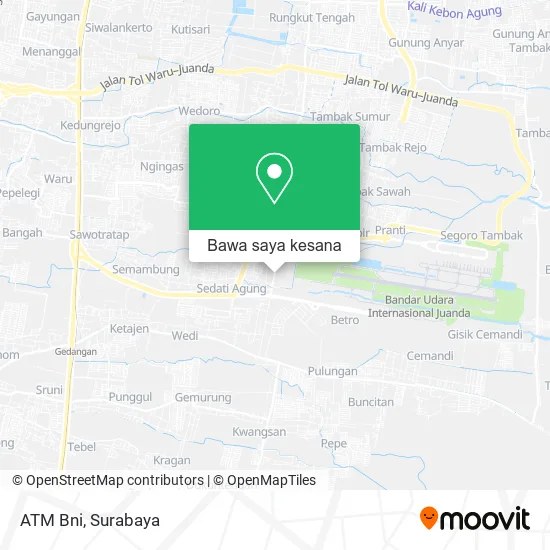 Peta ATM Bni