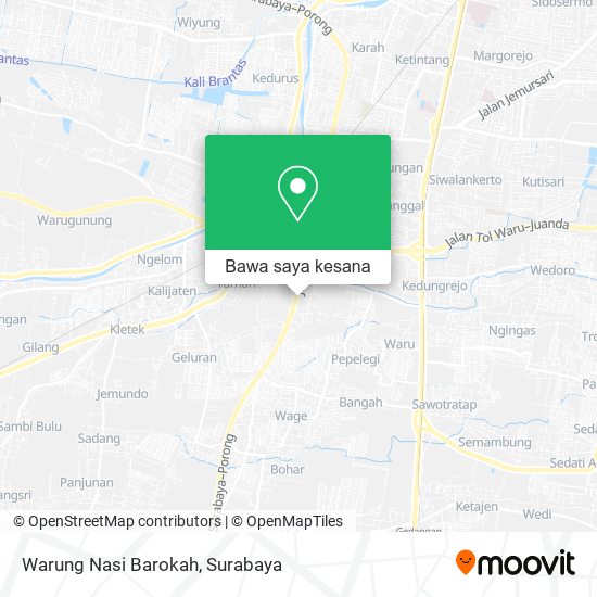 Peta Warung Nasi Barokah