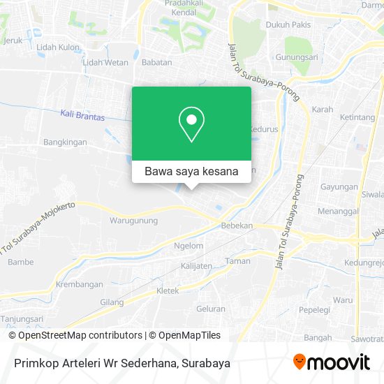 Peta Primkop Arteleri Wr Sederhana