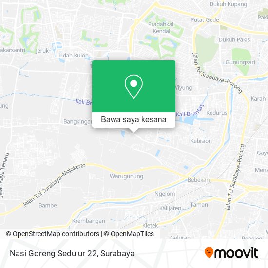 Peta Nasi Goreng Sedulur 22