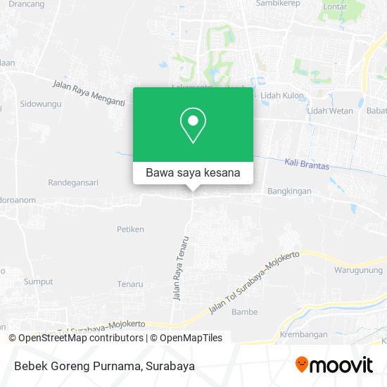 Peta Bebek Goreng Purnama