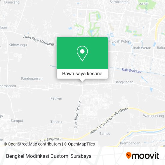 Peta Bengkel Modifikasi Custom