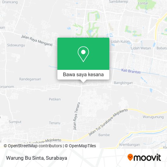 Peta Warung Bu Sinta