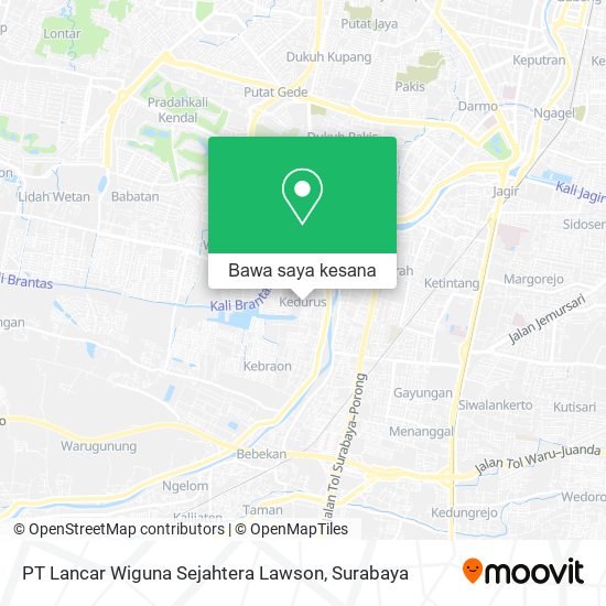 Peta PT Lancar Wiguna Sejahtera Lawson