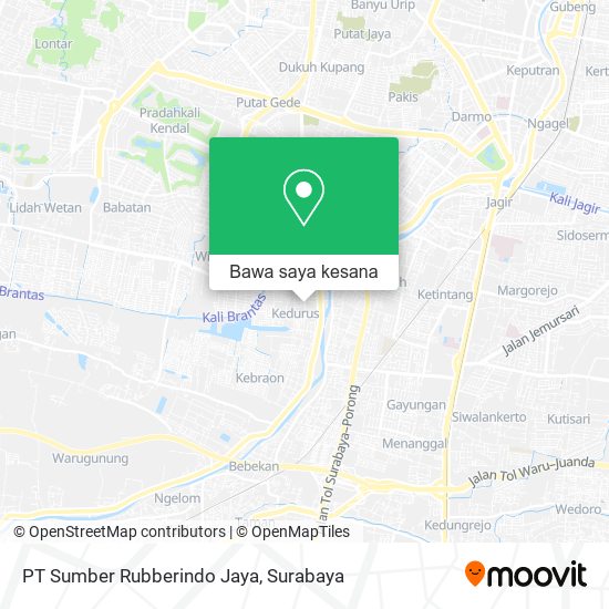 Peta PT Sumber Rubberindo Jaya