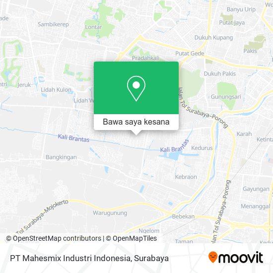 Peta PT Mahesmix Industri Indonesia