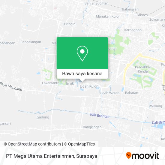 Peta PT Mega Utama Entertainmen