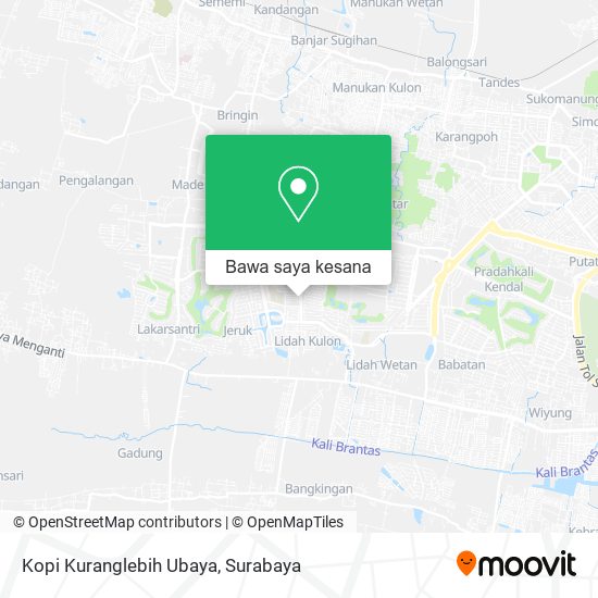 Peta Kopi Kuranglebih Ubaya