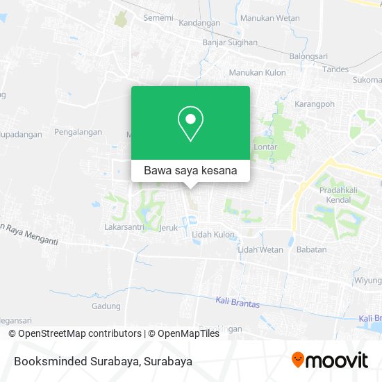 Peta Booksminded Surabaya