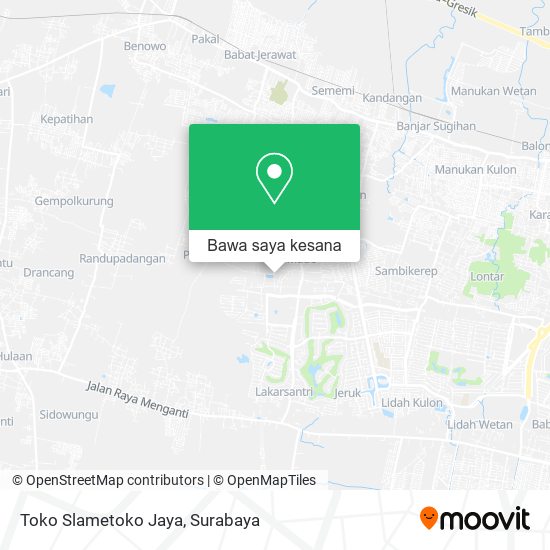 Peta Toko Slametoko Jaya