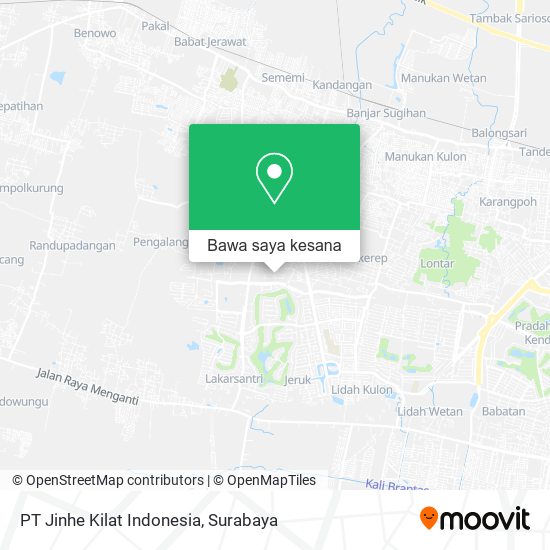 Peta PT Jinhe Kilat Indonesia