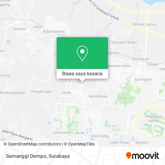 Peta Semanggi Dempo