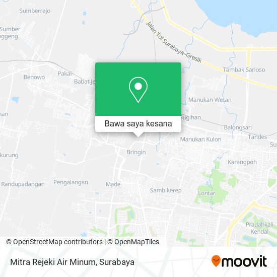 Peta Mitra Rejeki Air Minum
