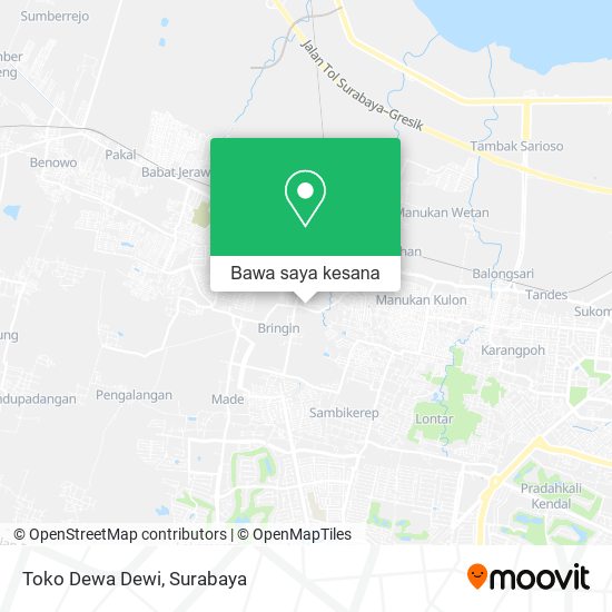 Peta Toko Dewa Dewi