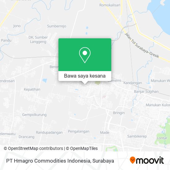 Peta PT Hmagro Commodities Indonesia